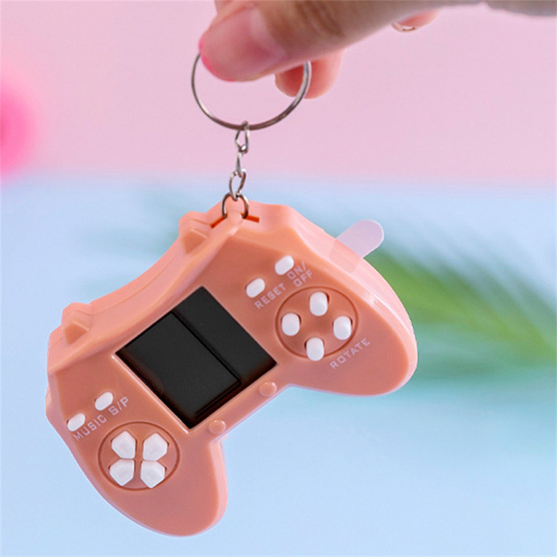 Mini retro ručna igraća konzola s privjeskom za ključeve, prijenosni kompaktni igraći igrač, privjesak, igraća konzola za djecu