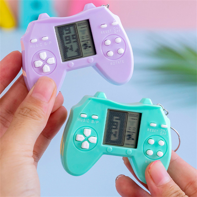 Mini retro ručna igraća konzola s privjeskom za ključeve, prijenosni kompaktni igraći igrač, privjesak, igraća konzola za djecu