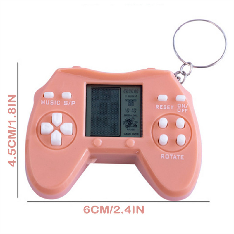 Mini retro ručna igraća konzola s privjeskom za ključeve, prijenosni kompaktni igraći igrač, privjesak, igraća konzola za djecu