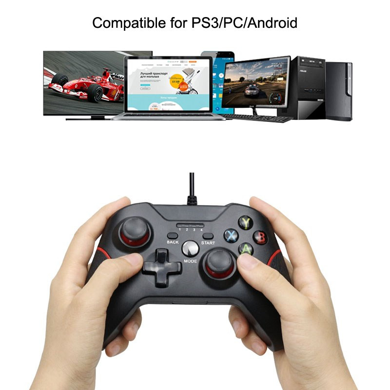 Gamepad USB cu fir pentru PS3 Joystick Consolă Control pentru PC pentru Controler de joc SONY PS3 pentru telefon Android Accesoriu Joypad