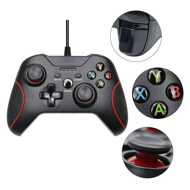 Gamepad USB cu fir pentru PS3 Joystick Consolă Control pentru PC pentru Controler de joc SONY PS3 pentru telefon Android Accesoriu Joypad