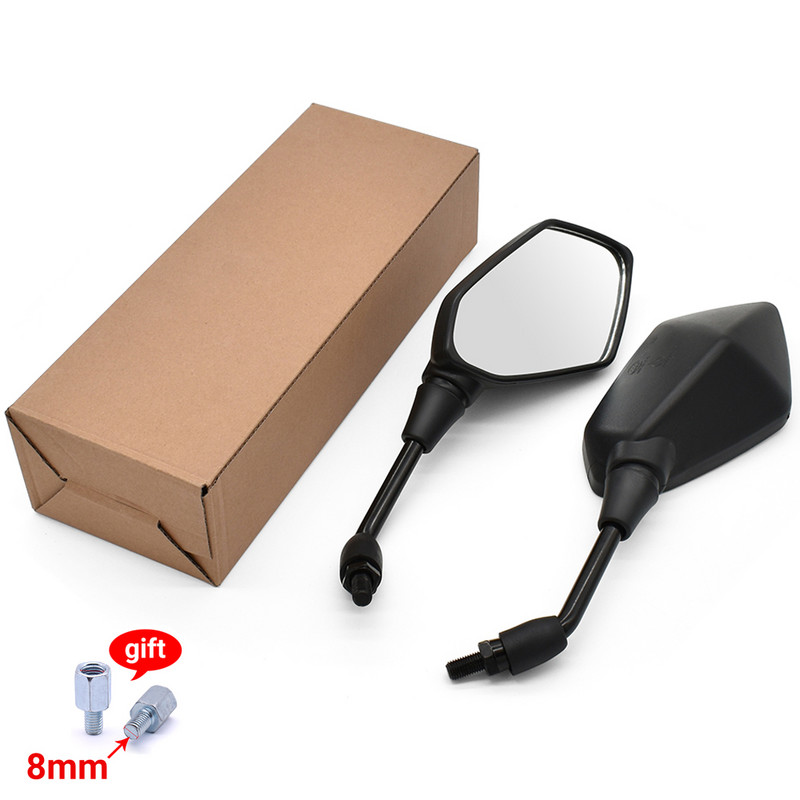 1 pár motorkerékpár visszapillantó tükör YAMAHA WR 250X 250R 450F TTR 125 250 600 TTR250 10mm 8mm hátsó oldalsó domború tükörhöz