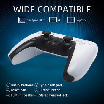 Ασύρματο Joystick Bluetooth PS4 Controller Gamepad 6-Axis Game Mando Joypad για PS4/PS4 Slim/PC/Steam/iPad/Tablet/Andriod