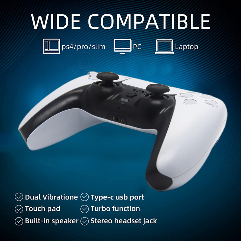 Joystick wireless Bluetooth PS4 Controller Gamepad Joc cu 6 axe Mando Joypad pentru PS4/PS4 Slim/PC/Steam/iPad/Tabletă/Andriod