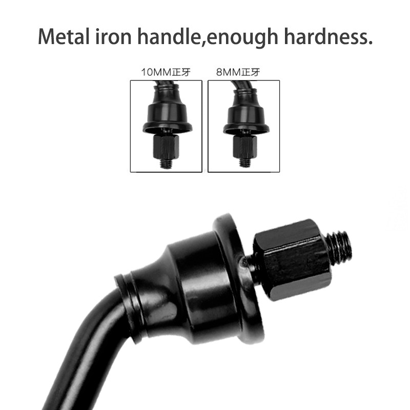 Universal Dirt Pit Bike Motocross Parte ATV Off-road Motociclete Oglinda retrovizoare Accesorii Motociclete Oglinzi Moto 10mm 8mm Surub