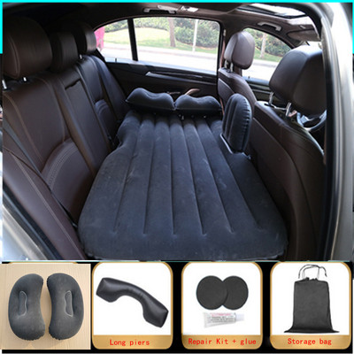 Pat gonflabil pentru mașină Accesorii pentru mașină Dormit cine pernează saltea pentru mașină Pat de călătorie din spate Saltea gonflabilă pentru scaunul din spate pentru mașină multifuncțional