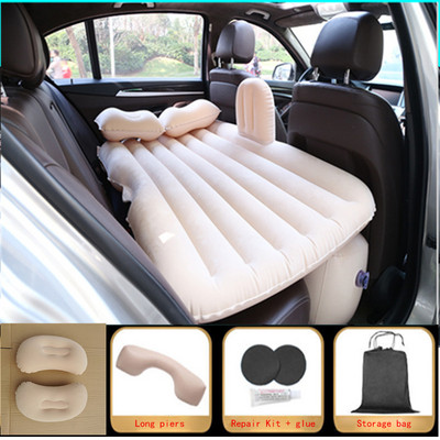 Pat gonflabil pentru mașină Accesorii pentru mașină Dormit cine pernează saltea pentru mașină Pat de călătorie din spate Saltea gonflabilă pentru scaunul din spate pentru mașină multifuncțional