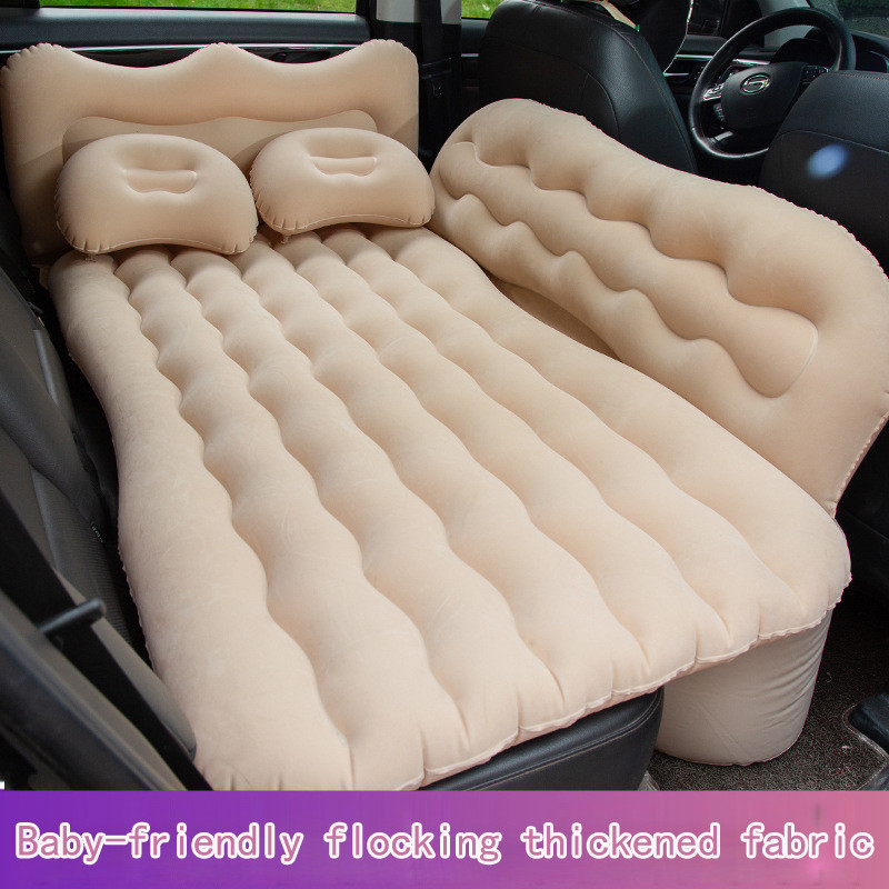 Pat gonflabil pentru mașină Accesorii pentru mașină Dormit cine pernează saltea pentru mașină Pat de călătorie din spate Saltea gonflabilă pentru scaunul din spate pentru mașină multifuncțional