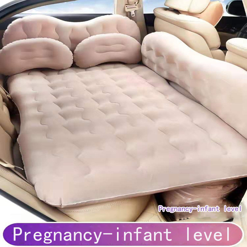 Pat gonflabil pentru mașină Accesorii pentru mașină Dormit cine pernează saltea pentru mașină Pat de călătorie din spate Saltea gonflabilă pentru scaunul din spate pentru mașină multifuncțional