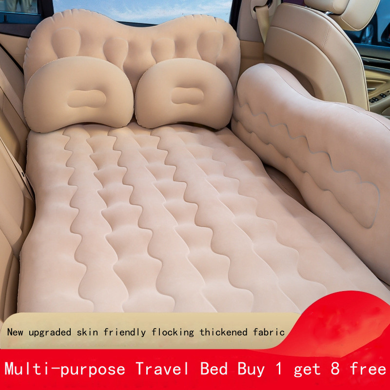 Pat gonflabil pentru mașină Accesorii pentru mașină Dormit cine pernează saltea pentru mașină Pat de călătorie din spate Saltea gonflabilă pentru scaunul din spate pentru mașină multifuncțional