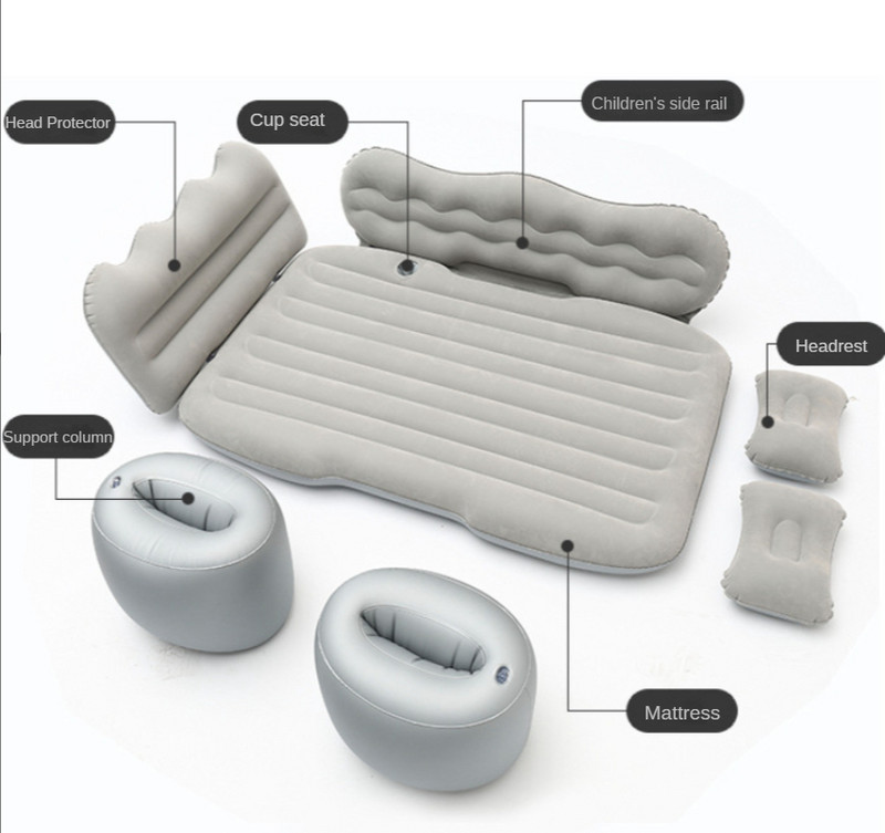 Pat cu aer pentru mașină Saltea SUV Spate mașină Călătorie acasă camping Pat Saltea accesorii auto scaun auto pat de călătorie convenabil