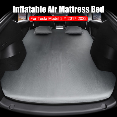 Felfújható légmatrac Tesla Model 3 Model Y 2017-2022 kültéri kempinghez Felfújható speciális velúr szövet hordozható