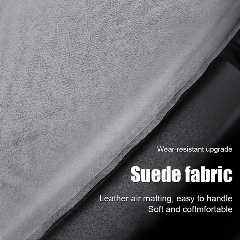 Saltea gonflabilă cu aer pentru Tesla Model 3 Model Y 2017-2022 pentru camping în aer liber, gonflabilă, țesătură specială din piele întoarsă, portabilă