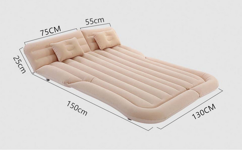 Saltea gonflabilă Pat cu aer pentru odihnă de somn Mașină SUV Pat de călătorie Pat universal pentru scaune pentru mașină Multifuncțională pentru camping în aer liber, plajă