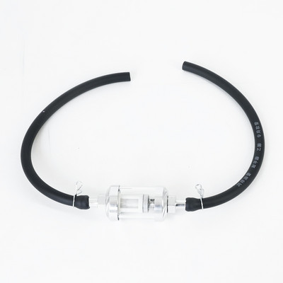 Culoare 8mm Filtru interior de combustibil pentru motociclete Filtre de benzină + Furtun de conductă de benzină + cleme Moto Scooter Dirt Bike