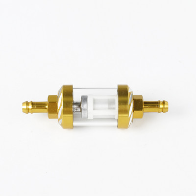 Culoare 8mm Filtru interior de combustibil pentru motociclete Filtre de benzină + Furtun de conductă de benzină + cleme Moto Scooter Dirt Bike