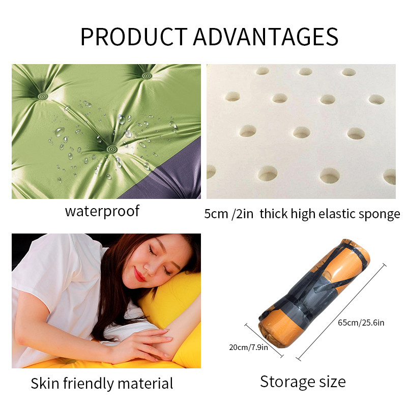 Saltea gonflabilă automată MGTEN pe o saltea Aar SUV în pat Pat de călătorie pentru mașină Pernă de aer Pat pentru călătorie cu auto-conducere Dormit 3cm