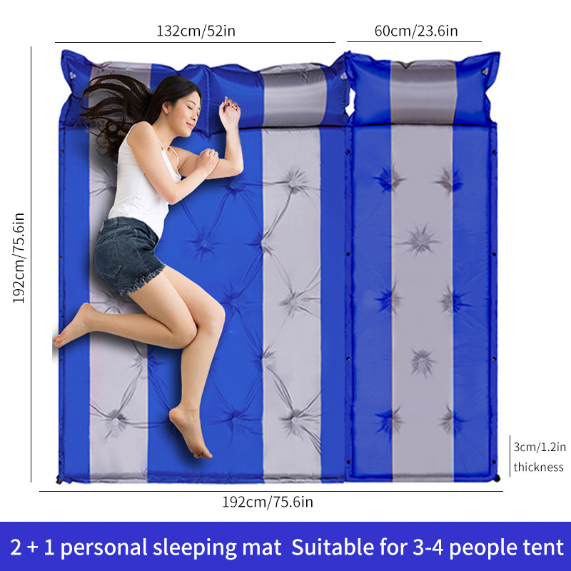 Saltea gonflabilă automată MGTEN pe o saltea Aar SUV în pat Pat de călătorie pentru mașină Pernă de aer Pat pentru călătorie cu auto-conducere Dormit 3cm