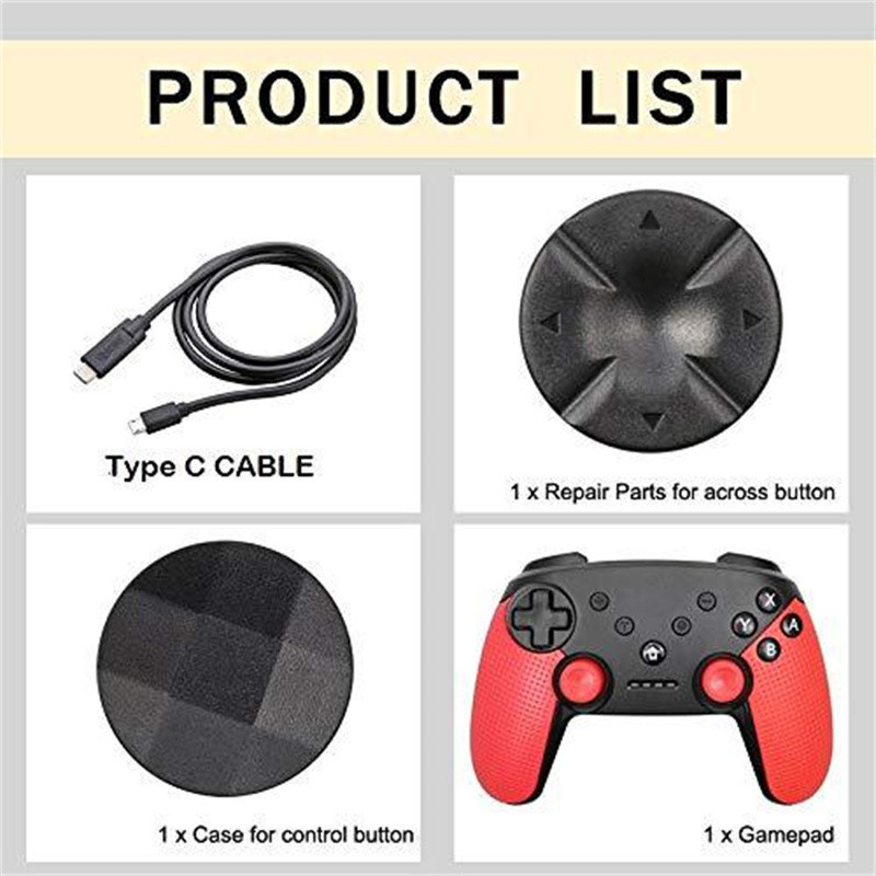 comutați controler de joc fără fir Bluetooth NS Pro compatibil cu controlerul fără fir pentru PC Android Livrare gratuită