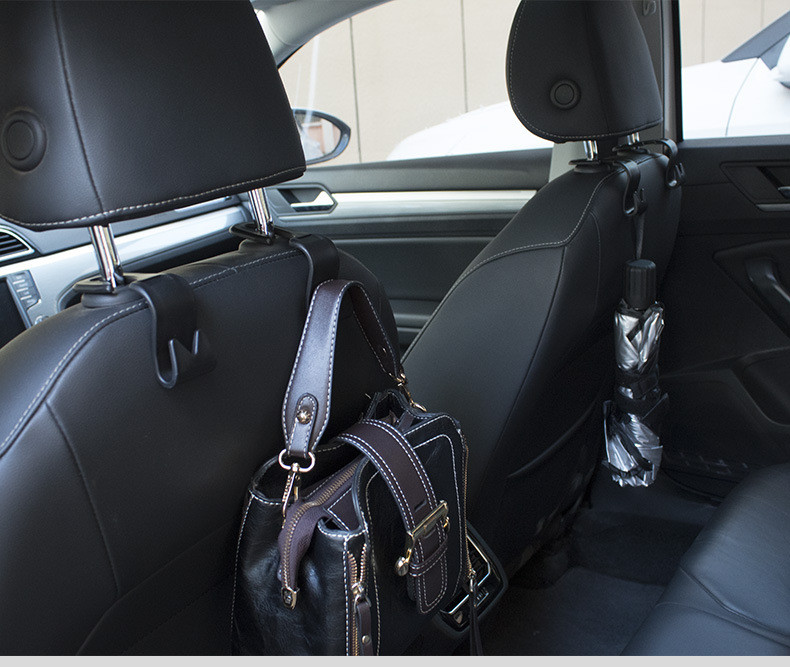 2-osaline autoistme konks Autotarvikud, autode loomingulised varjatud konksud. 20 kg istme seljatoe konksud