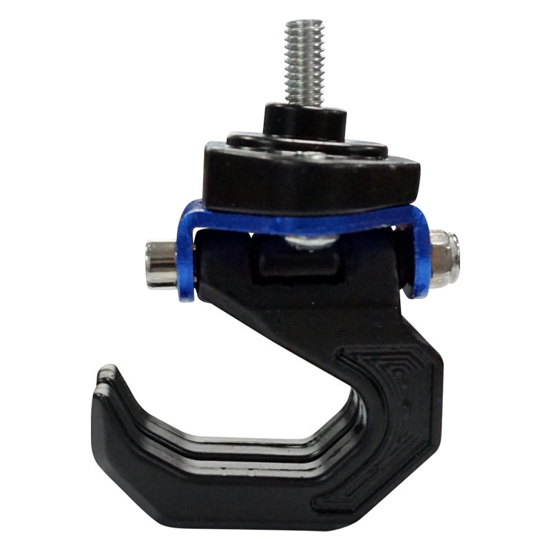 1kom univerzalne aluminijske legure motociklistička prtljaga za kacigu s dvostrukom kukom za montiranje na motocikl i skuter Držač za kacigu Vješalica s kukom