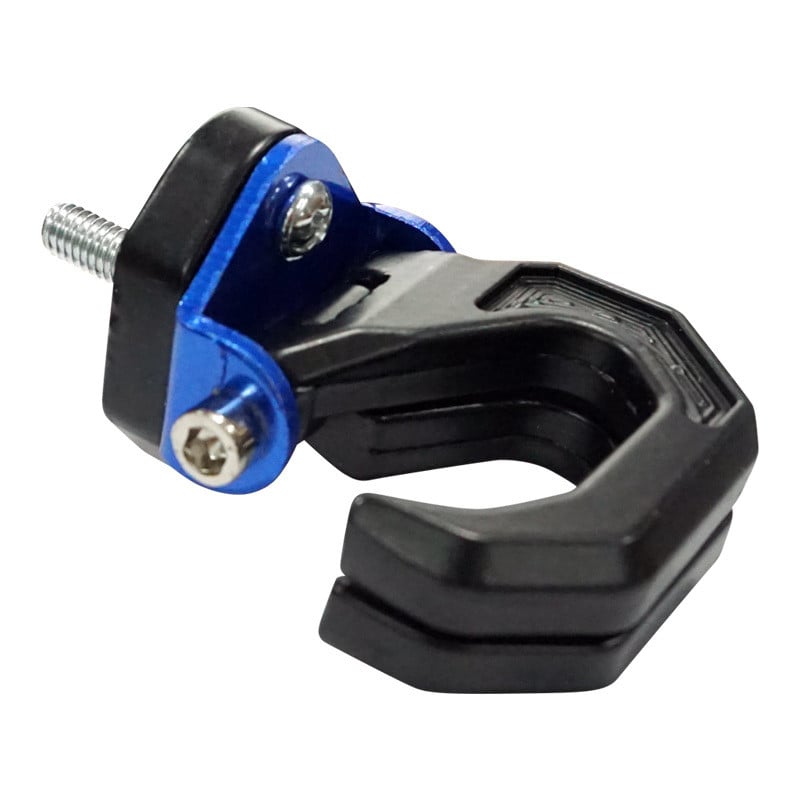 1kom univerzalne aluminijske legure motociklistička prtljaga za kacigu s dvostrukom kukom za montiranje na motocikl i skuter Držač za kacigu Vješalica s kukom