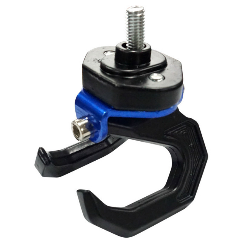 1kom univerzalne aluminijske legure motociklistička prtljaga za kacigu s dvostrukom kukom za montiranje na motocikl i skuter Držač za kacigu Vješalica s kukom