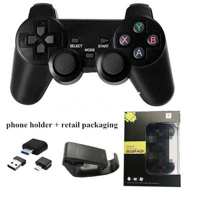 2.4G bežični kontroler za igranje Joystick s mikro adapterom USB OTG za PC/TV, kutiju/telefon s Androidom/tablet Gamepad Original