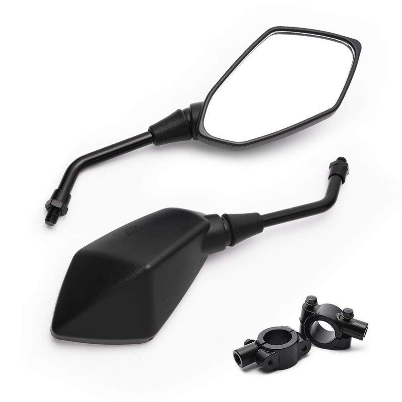 Univerzális motorkerékpár domború visszapillantó tükör 10mm csavar Electrombile ATV Hátsó oldaltükör Cruiser Suzuki Honda Victory stb.
