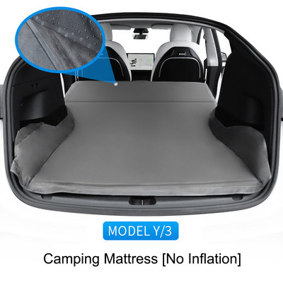 Tesla Model 3/Y felfújható matrachoz, Y modell hátsó üléspárnához, felfújható ágyhoz, meghosszabbított válaszfalú kempingmatrac fejpárna