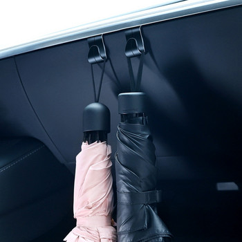 Закачалка за автомобилна кука Издръжлива ABS чанта за жабка Портфейл Кука за съхранение Подходяща за Tesla Model 3 Y Аксесоари за интериора на автомобила