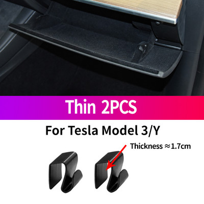 Automobilio kablio kabykla Patvari ABS pirštinių dėžutės krepšio piniginės laikymo kabliukas, tinkamas Tesla Model 3 Y automobilio interjero priedams