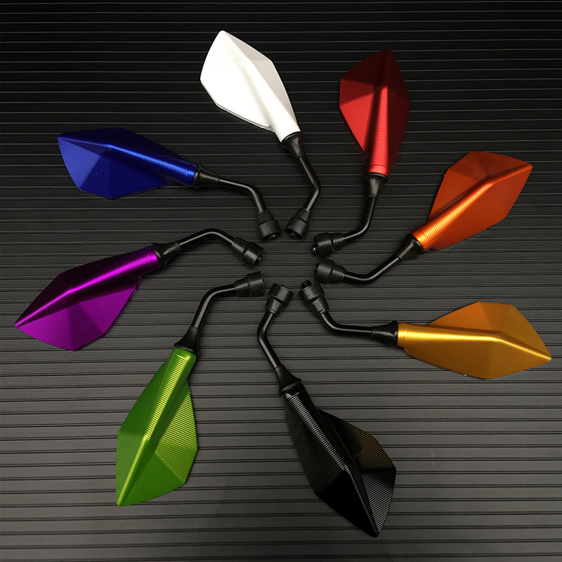 Par motocikala 10 mm Univerzalni dodaci za ATV moto cross dijelovi dirt pit bike motocikl retrovizori stražnja skija