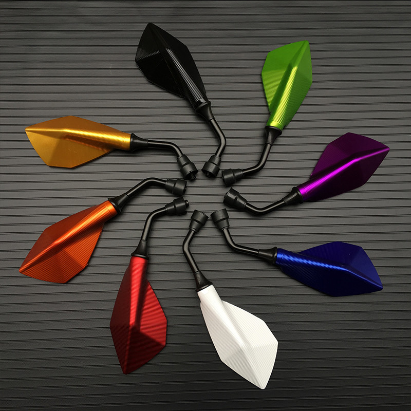 Par motocikala 10 mm Univerzalni dodaci za ATV moto cross dijelovi dirt pit bike motocikl retrovizori stražnja skija