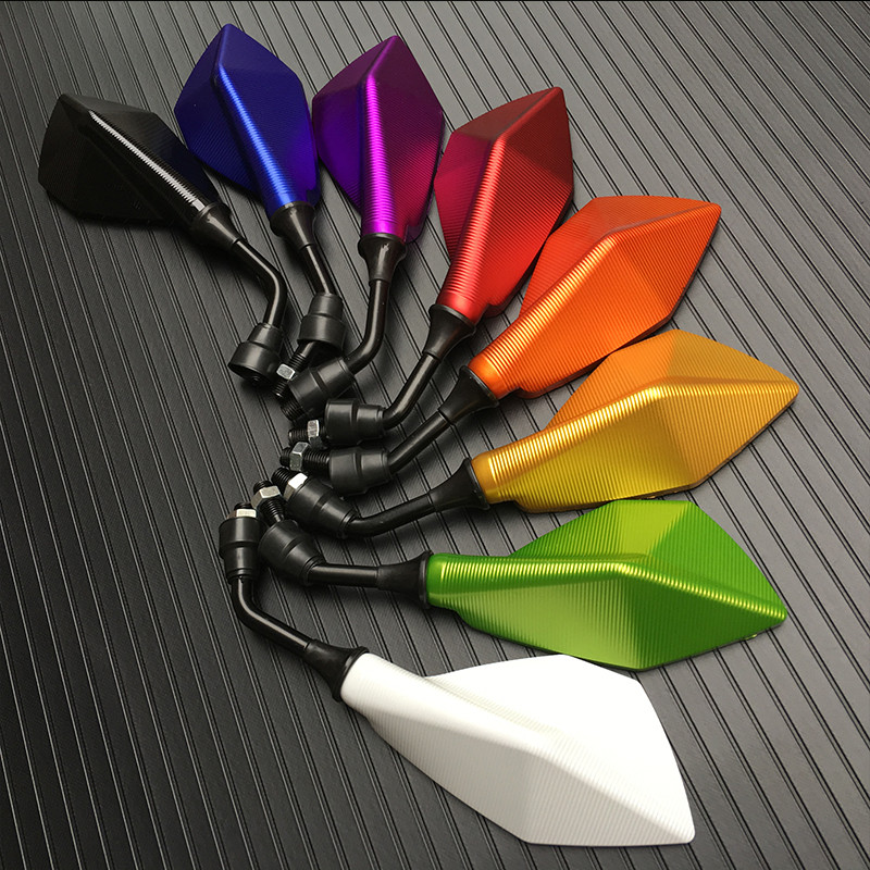 Par motocikala 10 mm Univerzalni dodaci za ATV moto cross dijelovi dirt pit bike motocikl retrovizori stražnja skija