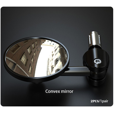 2 buc oglinzi retrovizoare pentru motociclete rotunde 7/8 "cafă bară de mâner pliabilă laterală pentru motociclete pentru cafe Racer nou universal