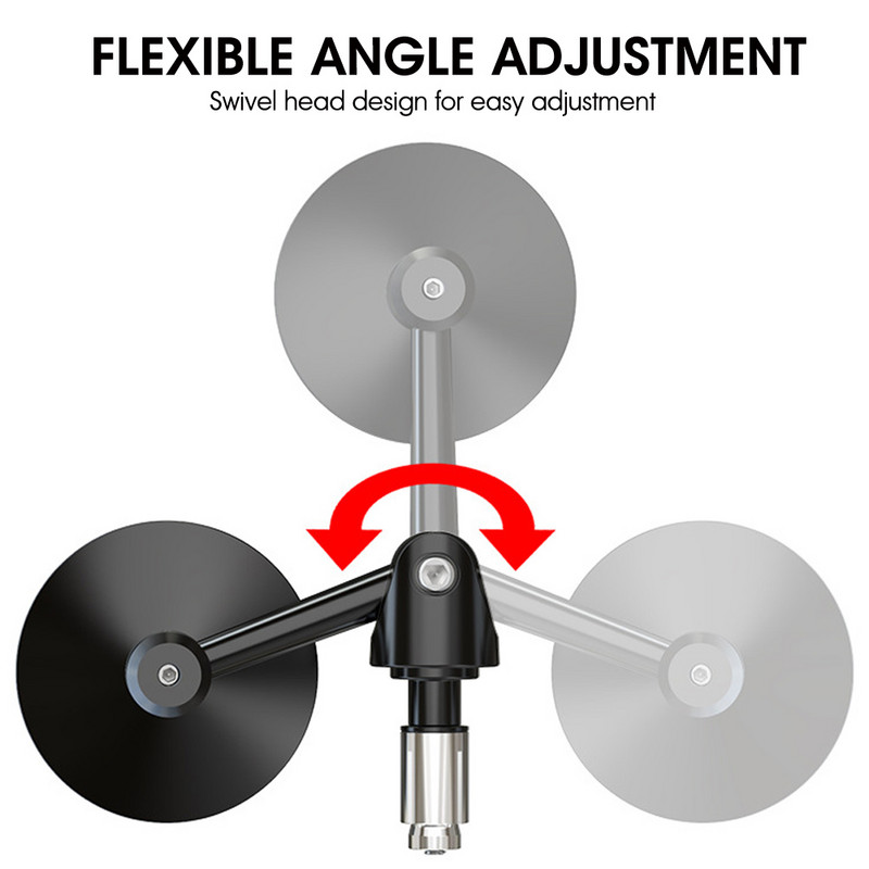 2 buc oglinzi retrovizoare pentru motociclete rotunde 7/8 "cafă bară de mâner pliabilă laterală pentru motociclete pentru cafe Racer nou universal