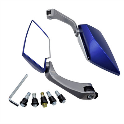 8 mm-es 10 mm-es motoros robogó E-Bike visszapillantó oldalsó tükrök univerzális Chopper Cruiser Bobber Yamaha Honda Kawasaki Suzukihoz