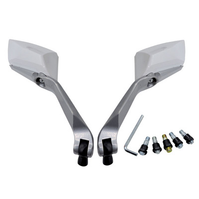 8 mm-es 10 mm-es motoros robogó E-Bike visszapillantó oldalsó tükrök univerzális Chopper Cruiser Bobber Yamaha Honda Kawasaki Suzukihoz
