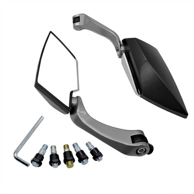 8 mm-es 10 mm-es motoros robogó E-Bike visszapillantó oldalsó tükrök univerzális Chopper Cruiser Bobber Yamaha Honda Kawasaki Suzukihoz