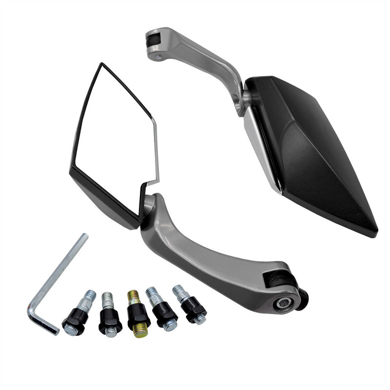 8 mm-es 10 mm-es motoros robogó E-Bike visszapillantó oldalsó tükrök univerzális Chopper Cruiser Bobber Yamaha Honda Kawasaki Suzukihoz
