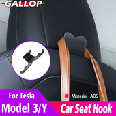 Cârlige pentru scaunul din spate al mașinii pentru Tesla Model 3 Model Y, accesorii, spătar, agățat pe spate, organizator de depozitare, decorațiuni interioare