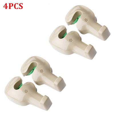 ALWAYSME Pachet de 4 bucăți cârlige pentru tetieră pentru scaune auto pentru scaunele din spate