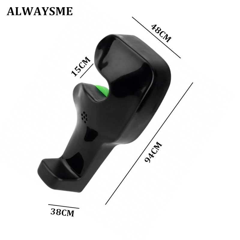 ALWAYSME Pachet de 4 bucăți cârlige pentru tetieră pentru scaune auto pentru scaunele din spate