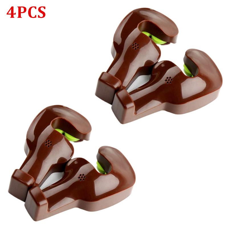 ALWAYSME Pachet de 4 bucăți cârlige pentru tetieră pentru scaune auto pentru scaunele din spate