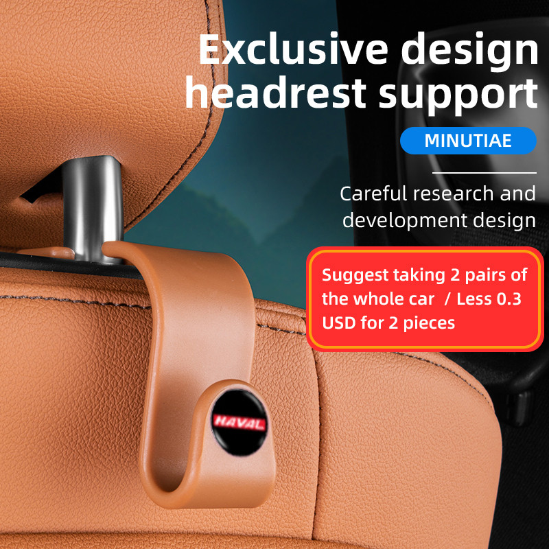 Kuka za naslon za glavu autosjedalice za Ford Focus Fusion Transit Fiesta Mondeo Explorer Ranger Kuga Smax Auto Vješalica za organizatore stražnjih sjedala