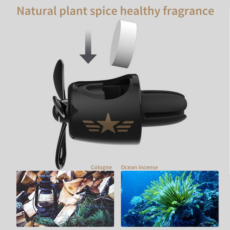 Bear Pilot Modeling Car Aromaterapie Turbo Rotary Deodorant Decor Interior Auto Durabil Durabilă Aromaterapie Auto pentru cadouri