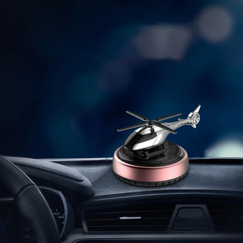 Helicopter Aviation Air Freshener Spinning Helicopter Aromatherapy for Car Dashboard Alloy Aircraft Diffuser Vehicle Interior