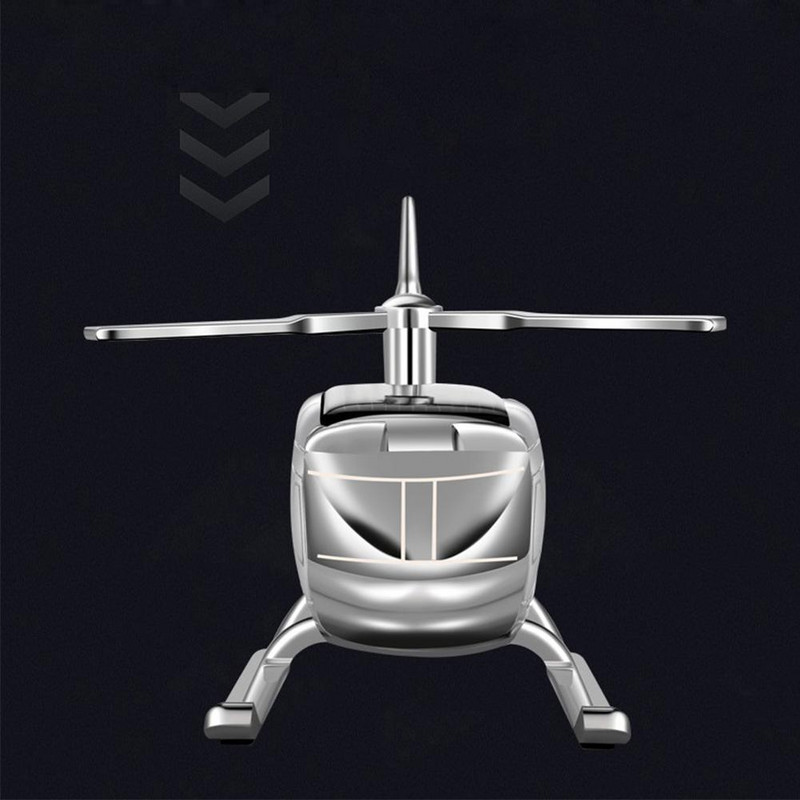Autós légfrissítő Solar Illat Diffúzor Autóbelső Kiegészítők Helikopter Forgó Penge Szilárd aromaterápiás Dekoráció