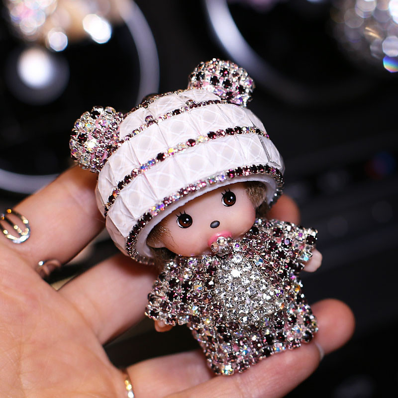 Accesorii universale pentru priza de aer pentru mașină Tendință în diamant Personalitate Desen animat Creativ Drăguț Păpușă Parfum mașină Aromaterapie Cadou de aniversare